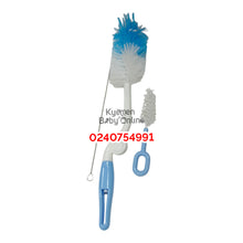Load image into Gallery viewer, 3 In 1 Baby Bottle Brush with Straw Brush (Dr. Annie's) 0m+ - Kyemen Baby Online
