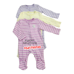 Baby Sleepsuit (Goerge Baby)0-3 Months (3 Pcs)