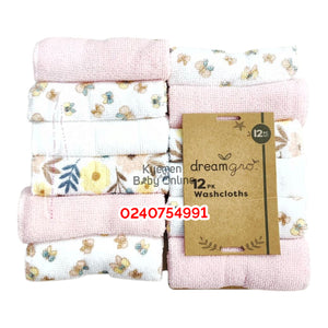 Baby Mouth Towel (DreamGro) 12 Pieces.