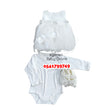 Load image into Gallery viewer, Baby Girl Christening Dress (0-6 Months) All White Bebelinna
