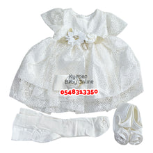 Load image into Gallery viewer, Baby Girl Christening Dress (0-6m) PinkyDolls - Kyemen Baby Online
