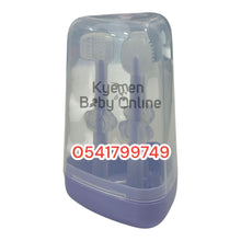 Load image into Gallery viewer, Baby Silicone Toothbrush Set (Dr Annie’s) 3pcs - Kyemen Baby Online
