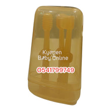 Load image into Gallery viewer, Baby Silicone Toothbrush Set (Dr Annie’s) 3pcs - Kyemen Baby Online
