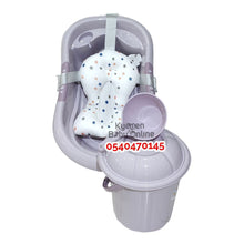 Load image into Gallery viewer, Baby Bath Set (Simple Bath Set With Cushion Bather) - Kyemen Baby Online
