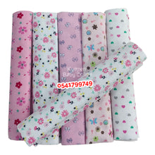 Load image into Gallery viewer, 6 In 1 Coloured Cot Sheet / Receiving Blanket (Kiddy Care) - Kyemen Baby Online
