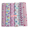 Load image into Gallery viewer, 6 In 1 Coloured Cot Sheet / Receiving Blanket (Carter&#39;s Flower)
