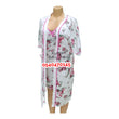 Load image into Gallery viewer, Breastfeeding Night Gown With Coat (Flower Suinier)
