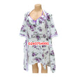 Load image into Gallery viewer, Breastfeeding Night Gown With Coat (Flower Suinier)
