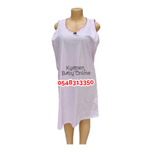 Load image into Gallery viewer, Breastfeeding Night Gown / Nighty With Coat (Polka Dot) Pink - Kyemen Baby Online
