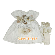 Load image into Gallery viewer, Baby Girl Christening Dress (0-6m) PinkyDolls - Kyemen Baby Online
