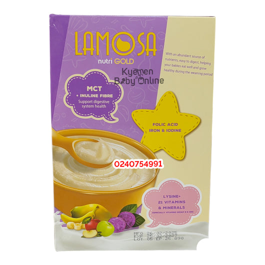 Baby Cereal With Milk Lamosa (Mixed Fruits and Purple Sweet Potato) 6m+