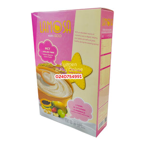 Baby Cereal With Milk Lamosa (Rice And Mixed Fruits) 6m+ - Kyemen Baby Online