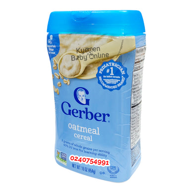 Gerber Oatmeal Cereal (1st Food) 454g - Kyemen Baby Online