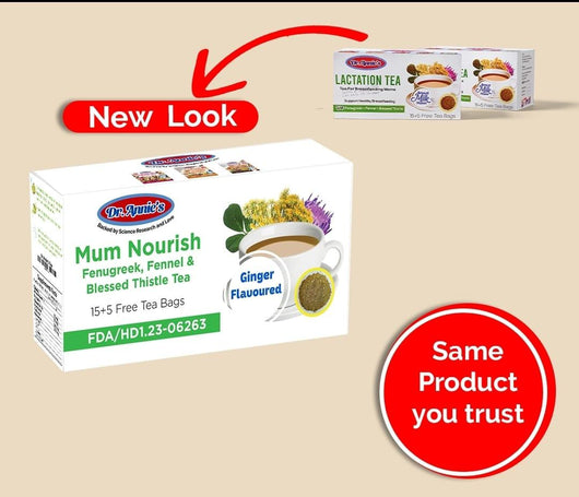 Dr. Annies Mum Nourish Fenugreek, Fennel & Blessed Thistle Tea( Lactation Tea)