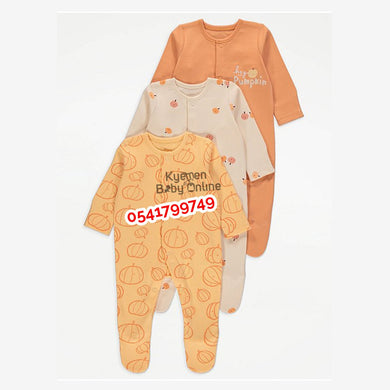 Baby Sleep Suit(George Baby) Pumpkin - Kyemen Baby Online