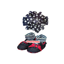 Load image into Gallery viewer, Baby Girl Shoe With HeadBand (Miyuebb). - Kyemen Baby Online
