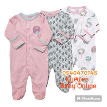 Load image into Gallery viewer, Baby Sleep Suit / Sleep Wear / Overall Mamas And Papas Female 3pcs - Kyemen Baby Online
