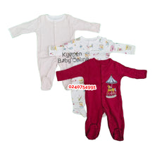 Load image into Gallery viewer, Baby Sleep Suit / Sleep Wear / Overall (Mamas And Papas Female 3pcs) 0-3 Months. - Kyemen Baby Online

