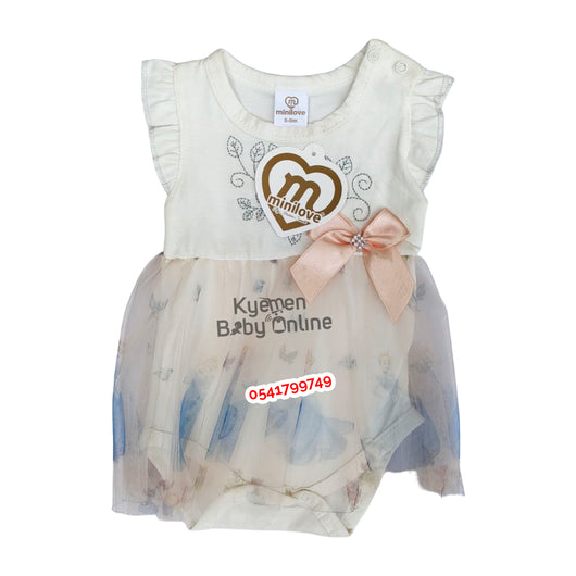Baby Girl Dress With Body Suit (MiniLove) - Kyemen Baby Online