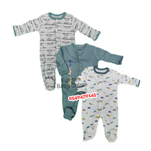 Load image into Gallery viewer, Baby Sleep Suit / Sleep Wear / Overall (Mamas And Papas 3pcs) 0-3m - Kyemen Baby Online
