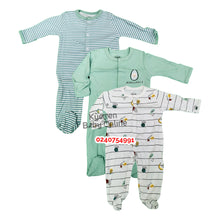 Load image into Gallery viewer, Baby Sleep Suit / Sleep Wear / Overall (Mamas And Papas 3pcs) 9-12 Months. - Kyemen Baby Online
