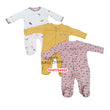 Load image into Gallery viewer, Baby Sleep Suit / Sleep Wear / Overall (Mamas And Papas Female 3pcs) 0-3 Months. - Kyemen Baby Online
