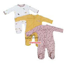 Load image into Gallery viewer, Baby Sleep Suit / Sleep Wear / Overall (Mamas And Papas 3Pcs)  3-6 Months. - Kyemen Baby Online
