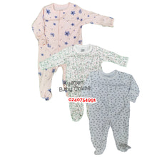 Load image into Gallery viewer, Baby Sleep Suit / Sleep Wear / Overall (Mamas And Papas Female 3pcs) 0-3 Months. - Kyemen Baby Online
