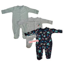 Load image into Gallery viewer, Baby Sleep Suit / Sleep Wear / Overall (Mamas And Papas 3pcs) 9-12 Months. - Kyemen Baby Online

