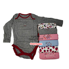 Load image into Gallery viewer, Baby Body Suit (Baby Fo) Long Sleeves 7Pcs - Kyemen Baby Online
