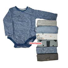 Load image into Gallery viewer, Baby Body Suit (Baby Fo) Long Sleeves 7Pcs - Kyemen Baby Online
