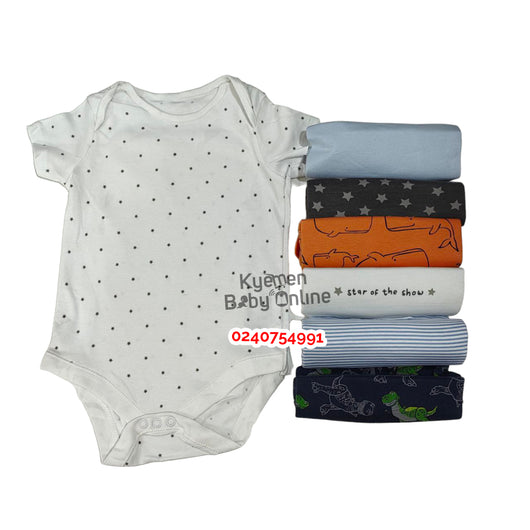 Baby Body Suit (Baby Fo) Short Sleeves 7Pcs