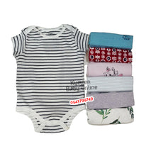 Load image into Gallery viewer, Baby Body Suit (Baby Fo) Short Sleeves 7Pcs - Kyemen Baby Online
