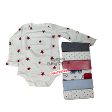 Load image into Gallery viewer, Baby Body Suit (Baby Fo) Long Sleeves 7Pcs - Kyemen Baby Online
