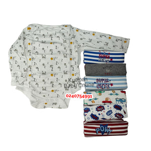 Baby Body Suit (Baby Fo) Long Sleeves 7Pcs