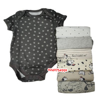 Load image into Gallery viewer, Baby Body Suit (Baby Fo) Short Sleeves 7Pcs - Kyemen Baby Online
