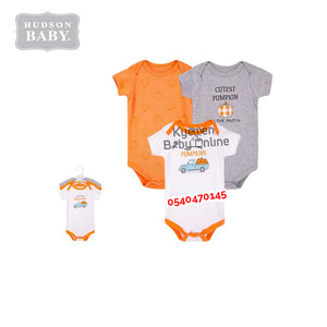 Baby Bodysuit (3 Pieces) Pumpkins