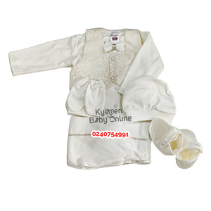 Baby Boy Christening Dress (0-3 Months) Babylia