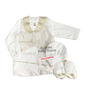 Baby Boy Christening Dress (0-3 Months) Babylia