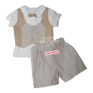 Baby Boy Cotton Shorts And Top (Jolly Joy)