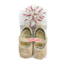 Load image into Gallery viewer, Baby Girl Shoe With Headband (Miyuebb) - Kyemen Baby Online
