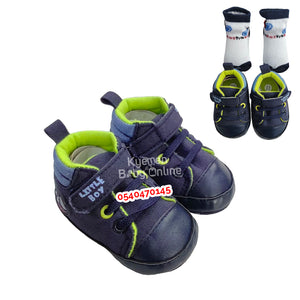 Baby Boy Shoe With Socks (Miyuebb)