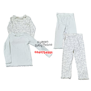 Baby Pyjamas Long Sleeved And Legged / Sleep Wear 2pcs (George Baby)