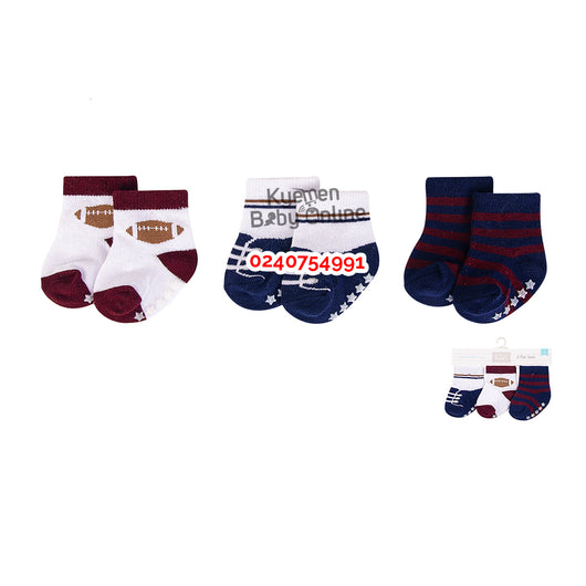 Baby Boy Socks (Hudson Baby) Football