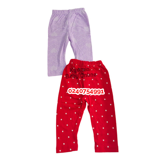 Baby Trousers (Carters Multicolored Pants) 2pcs