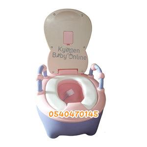 WC  Potty  Chamber Pot (WC Potty) With Brush - Kyemen Baby Online