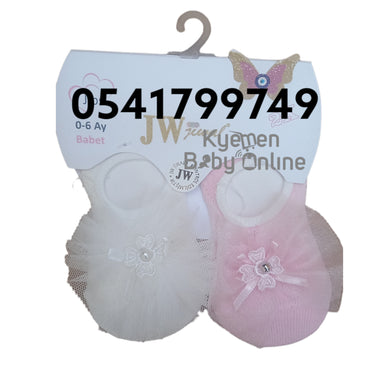 Baby Shoe Socks  JW (0-6m) G - Kyemen Baby Online