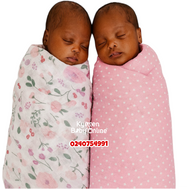 2 In 1 Baby Swaddle / Blanket (Bebe Favour) 110×110cm