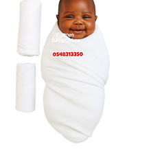 Load image into Gallery viewer, Baby White Cot Sheet / Receiving Cloth / Backing Cloth - Kyemen Baby Online
