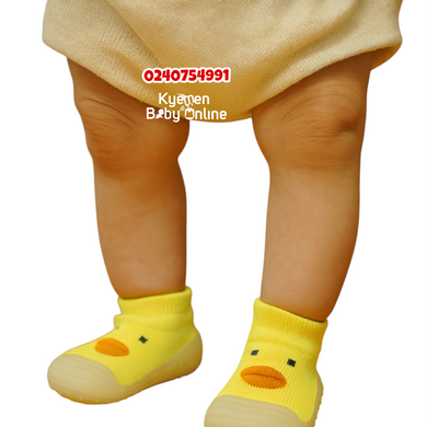 Baby Boy Silicone Sandals/ Shoe (Silicone Shoe) Yellow - Kyemen Baby Online